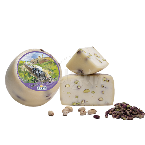 Pecorino con “Pistacchio Verde di Bronte DOP” 250 g - realizat exclusiv cu pistacchi de calitate superioară