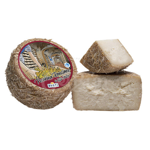 Pecorino Roncione cu Lapte Crud 250 g - Brânza deosebită a Familiei Busti