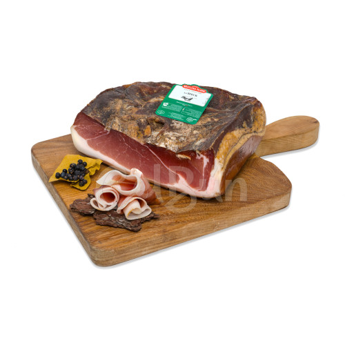 Lo Speck: un prosciutto crud condimentat, afumat și maturat cu pricepere ~ 100 g