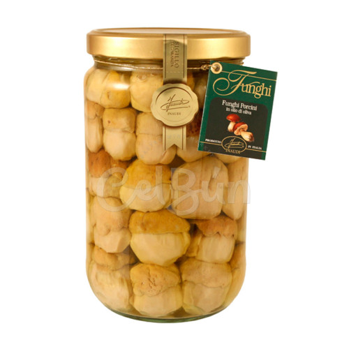 Funghi Porcini Întregi în Ulei de Măsline - 1550 g