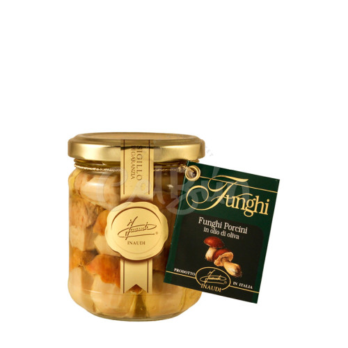  Funghi Porcini Întregi în Ulei de Măsline - 180 g