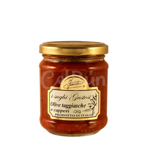 Sos de roșii cu măsline Taggiasche și capere - 180 g