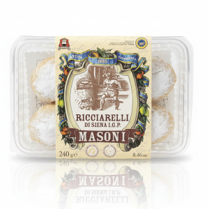 Ricciarelli di Siena I.G.P. Masoni - Biscuiți Mătăsoși din Migdale (240g)