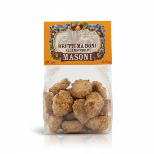 Brutti Ma Boni alle Nocciole Masoni - Biscuiți Crocanți cu Alune de Pădure (300g)
