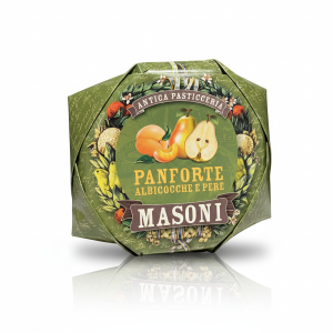 Panforte Masoni cu Caise și Pere - Specialitate Toscană (250g)