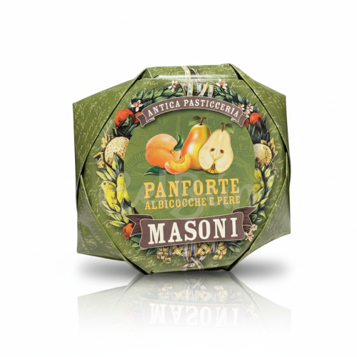 Panforte Masoni cu Caise și Pere - Specialitate Toscană (250g)