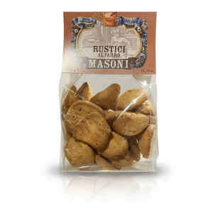 Rustici al Farro Masoni - Biscuiți Rustici cu Făină de Alac (350g)