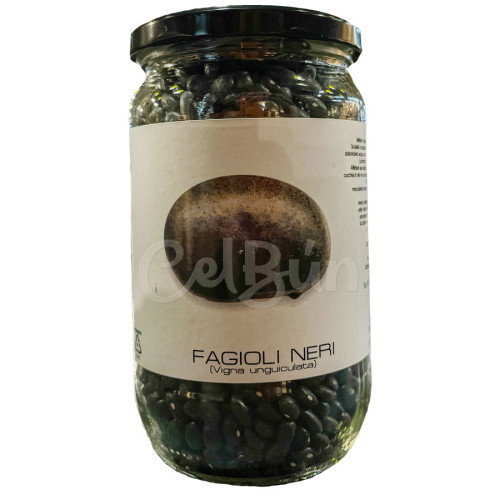 Fasole Neagră în Borcan Vidat – Prunotto Mariangela - 550g