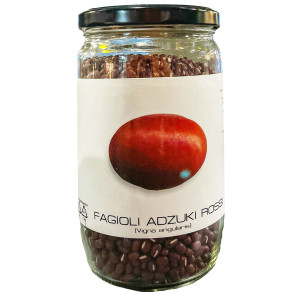 Fasole Roșie Adzuki în Borcan Vidat – Prunotto Mariangela - 550g